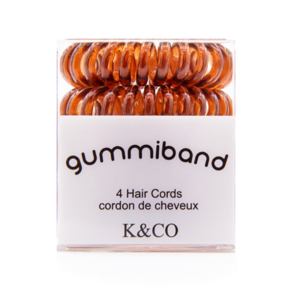 🧧SALE 3/$15 GummiBand Hair Cords -Brunette